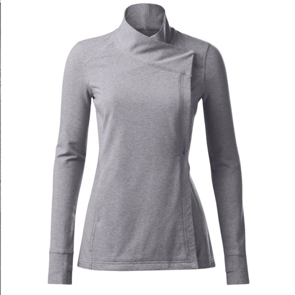 lululemon athletica Jackets & Blazers - Lululemon Coast Wrap II In Heathered Medium Grey Size 2